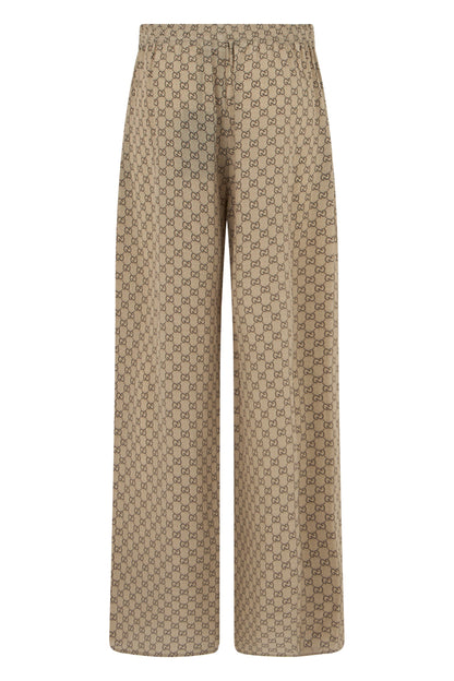 Loose silk crepe trousers RTW