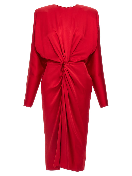 'Satin Twist Midi' dress Dresses