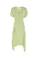 Stella Mccartney Envers satin v neck dress