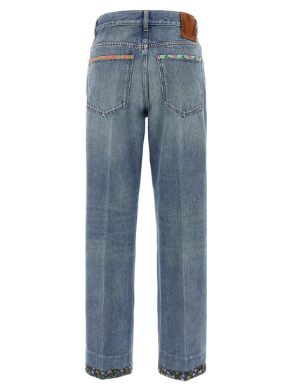 Valentino Garavani floral jeans Jeans