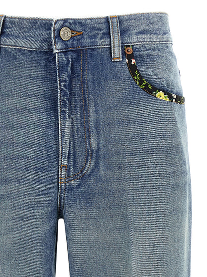 Valentino Garavani floral jeans Jeans
