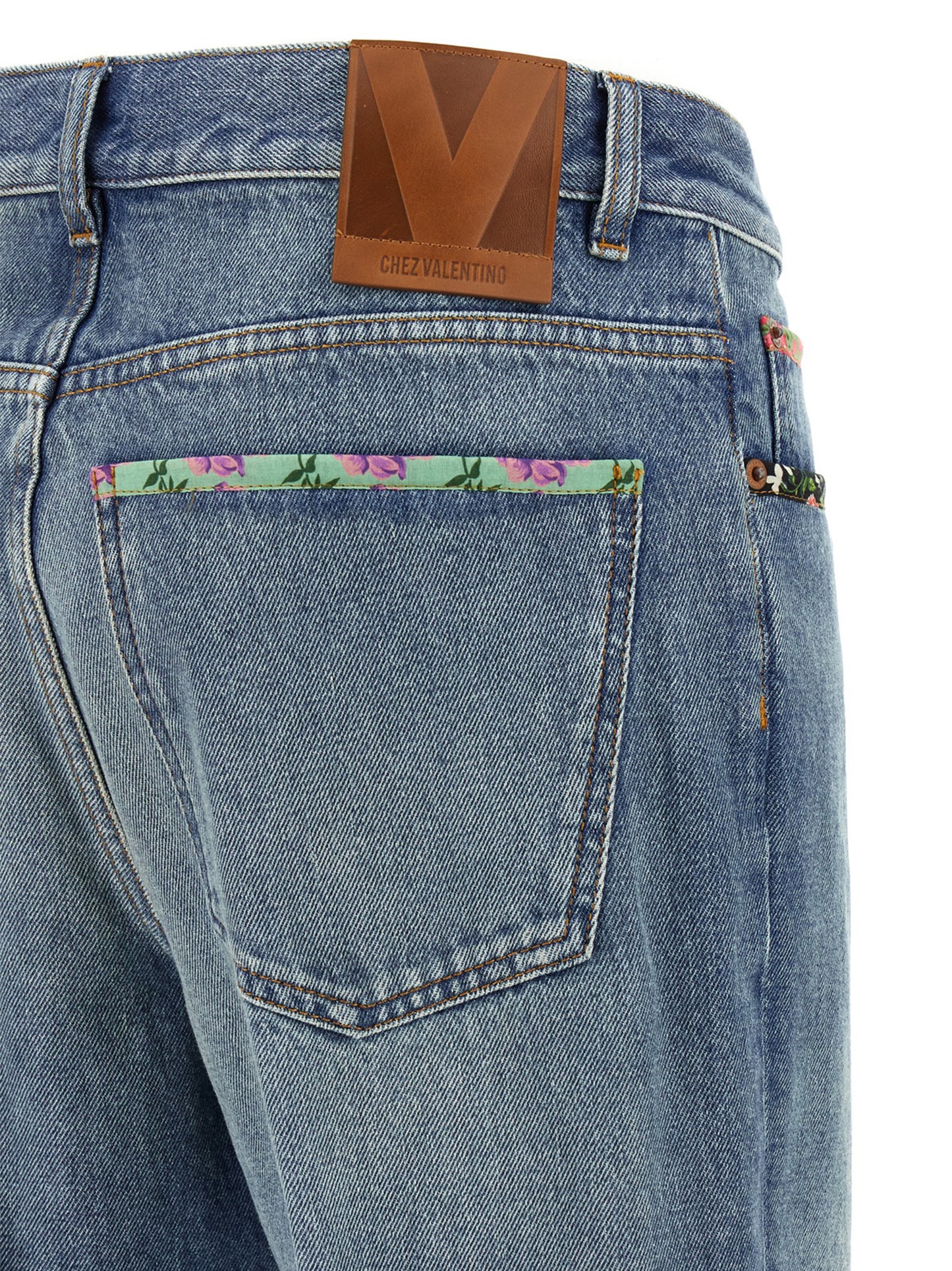 Valentino Garavani floral jeans Jeans