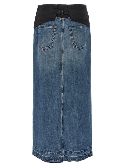 Tuxedo band skirt Skirts