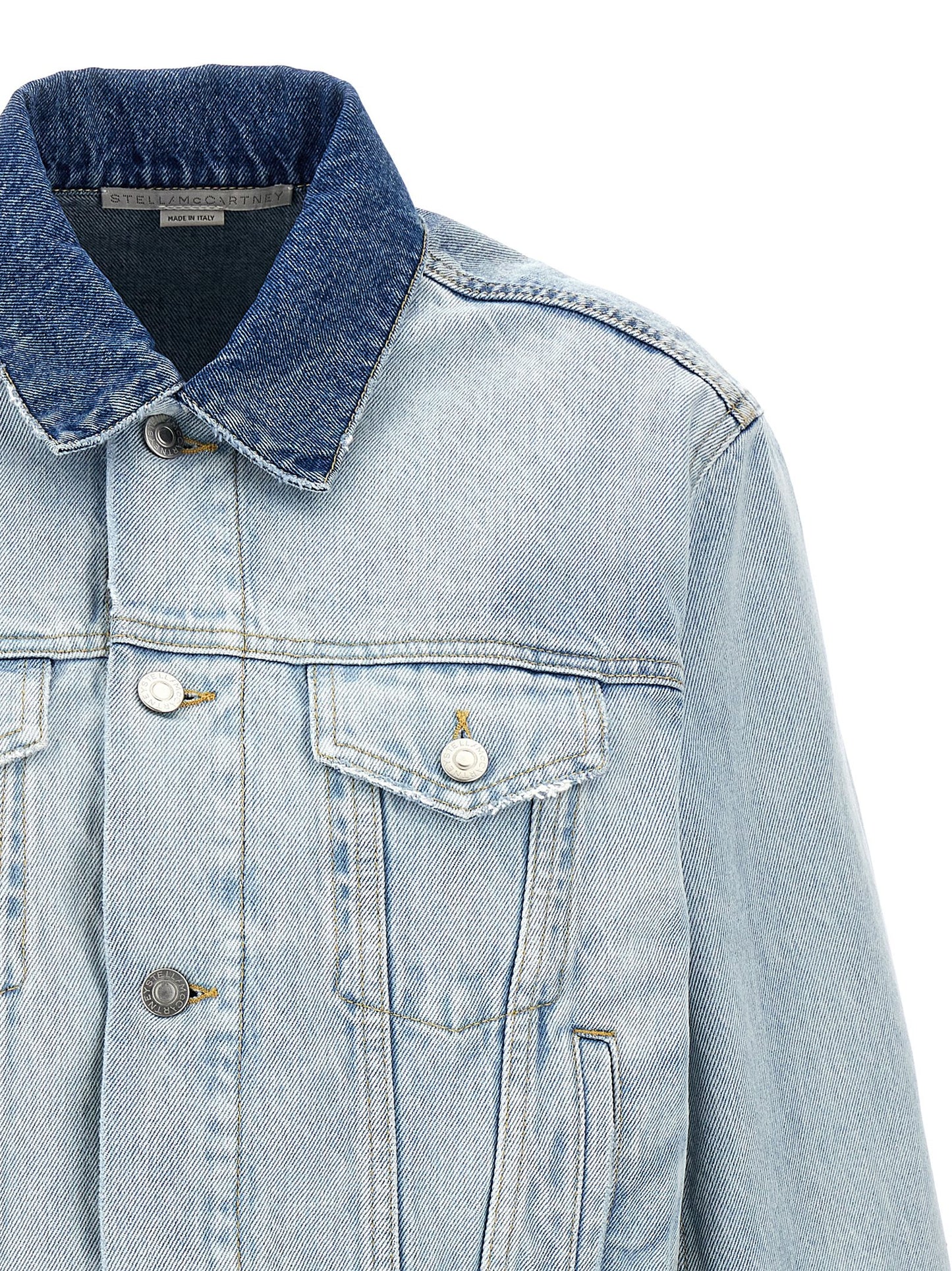 Layered denim jacket Casual jackets, parka