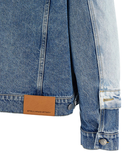 Layered denim jacket Casual jackets, parka