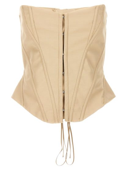 Shaped corset top Tops