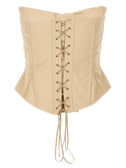 Shaped corset top Tops