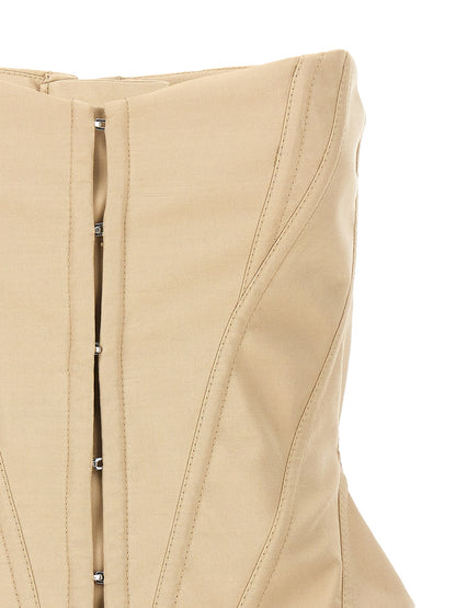 Shaped corset top Tops