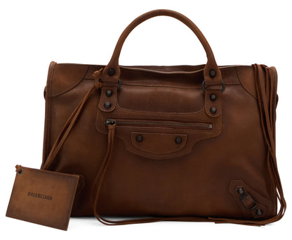 Leather handbag Le City M BAGS