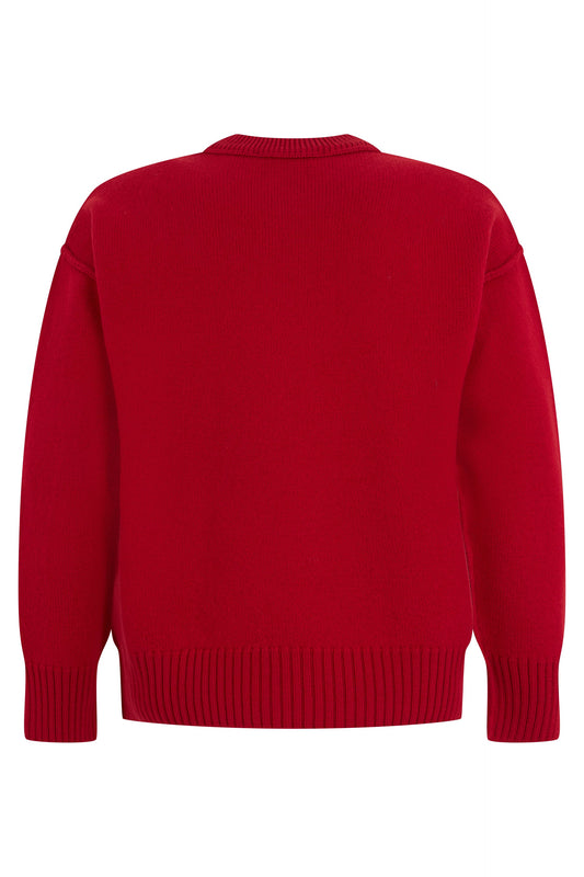 Sweater with logo in wool RTW