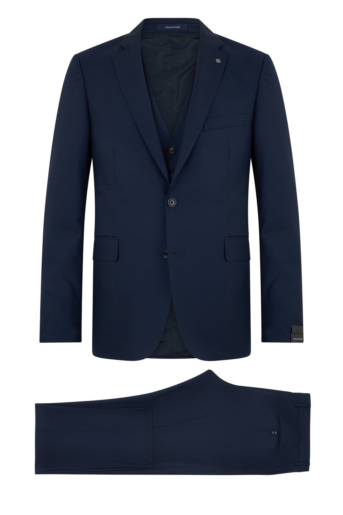 Single-breasted wool coat RTW