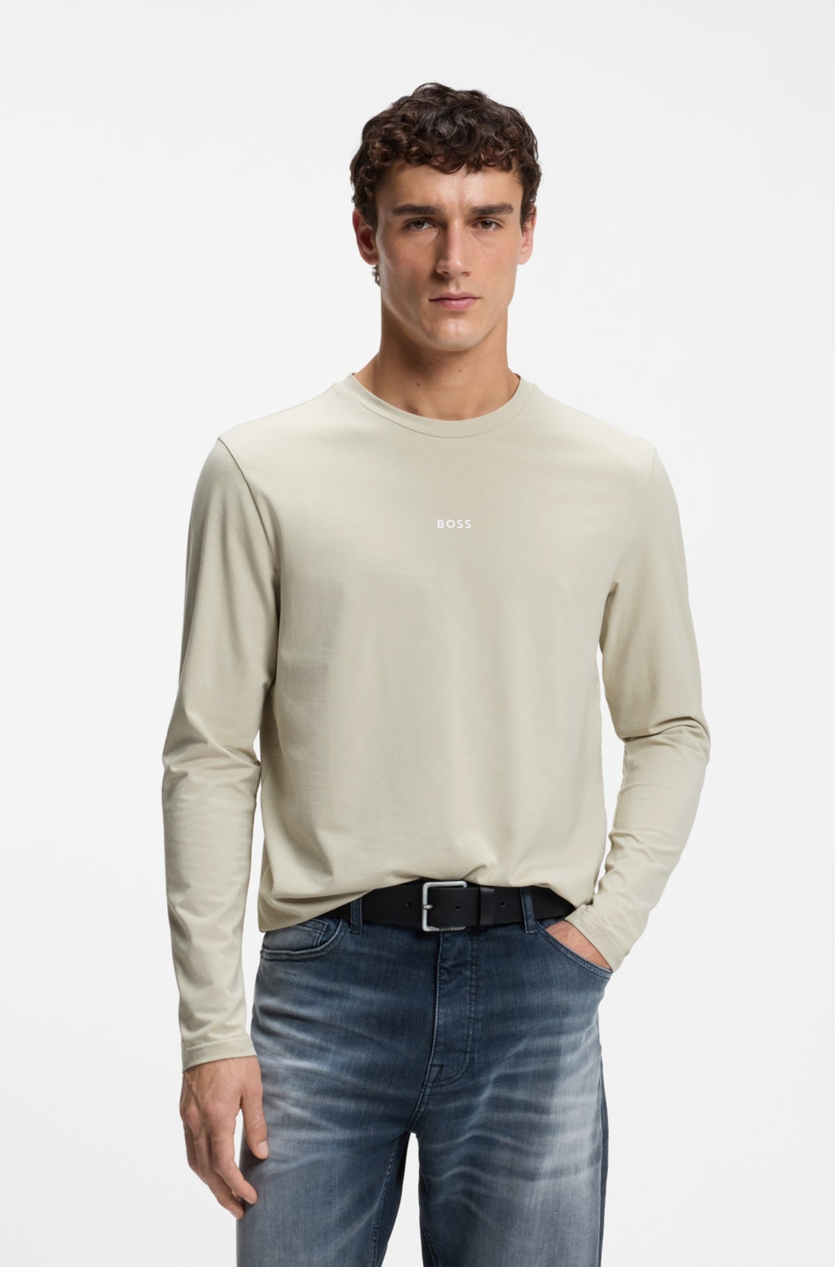 Long sleeve shirt in cotton jersey RTW