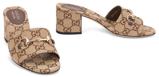 Clogs in fabric with logo RTW