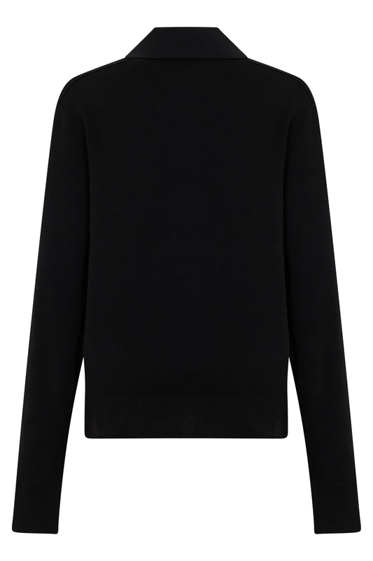 Long sleeve polo with buttons RTW