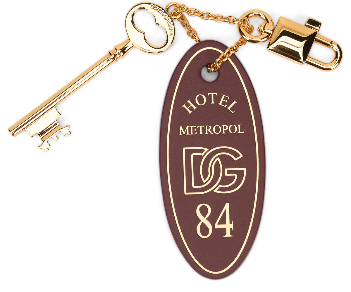 Keychain with leather tassel RTW