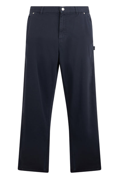 Trousers in gabardine made of cotton blend RTW