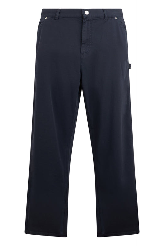 Trousers in gabardine made of cotton blend RTW