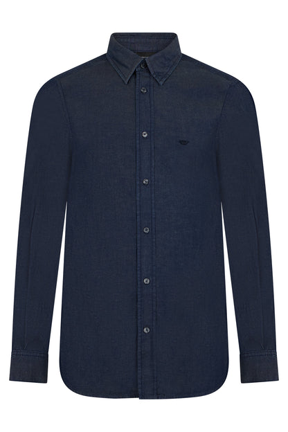Denim shirt with long sleeves RTW