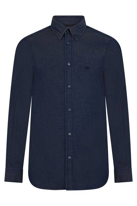 Denim shirt with long sleeves RTW