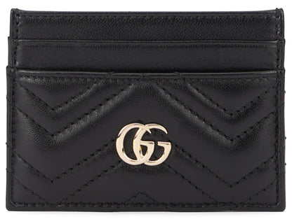 Gucci GG Marmont card holder in leather