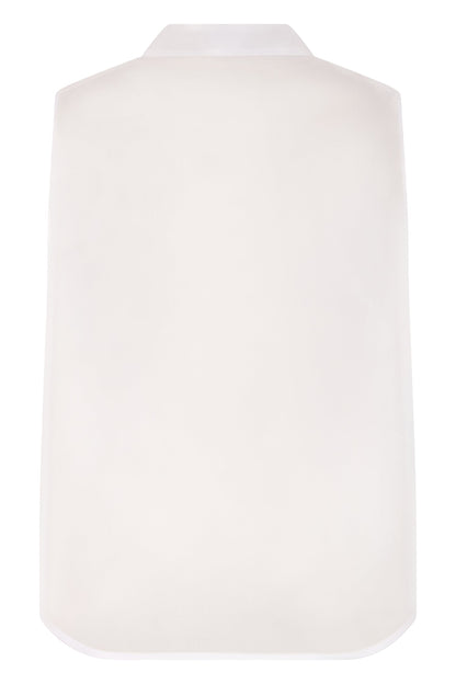 Sleeveless silk shirt RTW