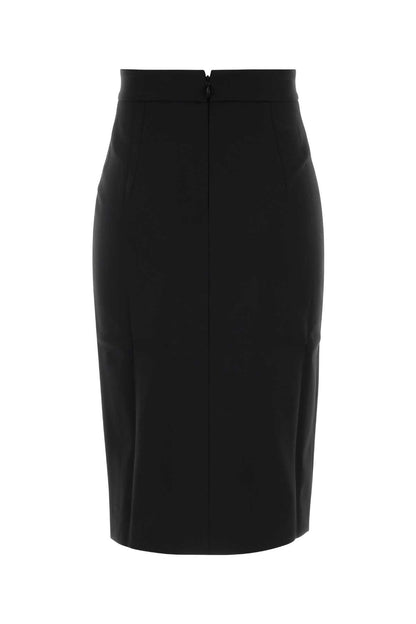 MELANIA - SPLITTED MIDI SKIRT SKIRTS