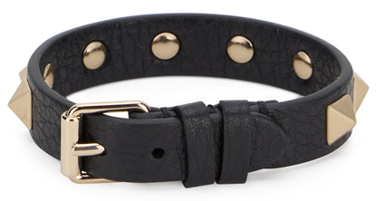 Valentino Garavani Rockstud bracelet in suede leather