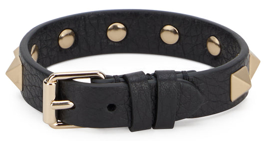 Valentino Garavani Rockstud bracelet in suede leather