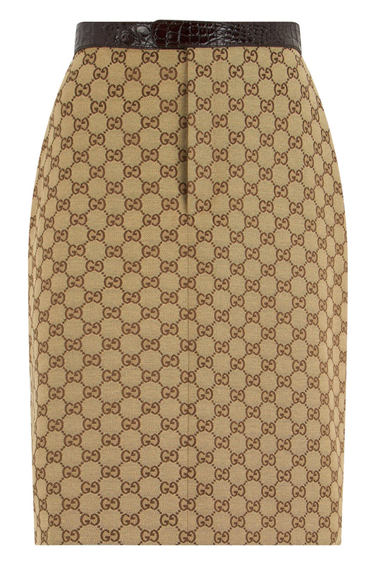 Cotton fabric skirt RTW