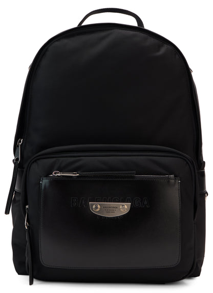 Nylon and leather backpack BAGS
