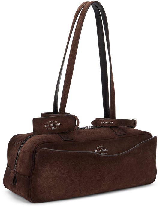 Bowling bag Carrie small in suede leather BAGS
