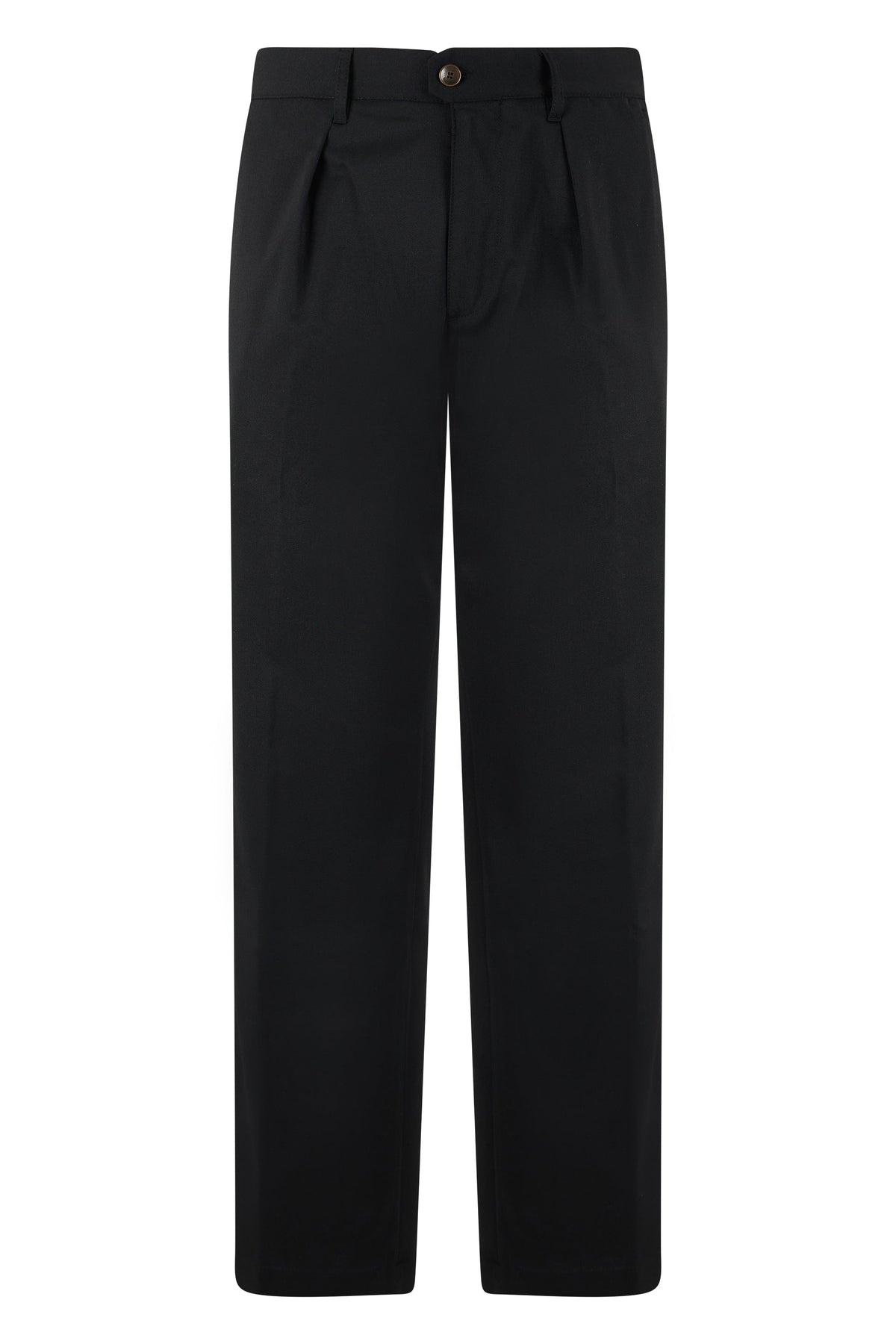 Trousers with pleats in wool blend RTW