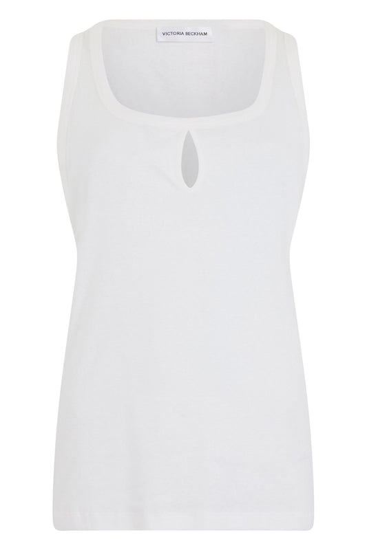 Tank top made of cotton and linen RTW