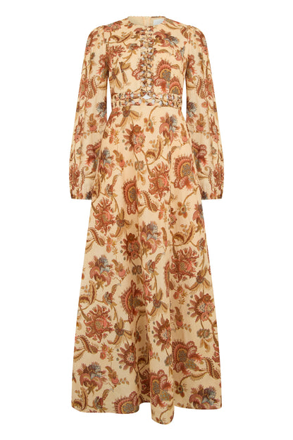 Zimmermann Long dress with floral print