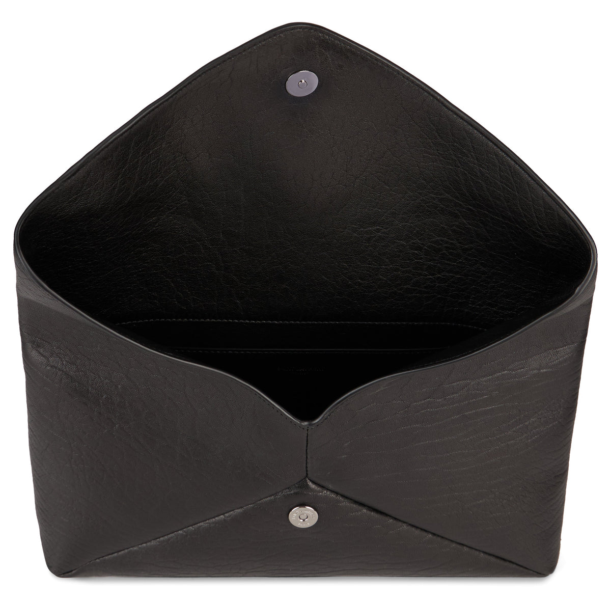 Leather clutch with logo BAGS