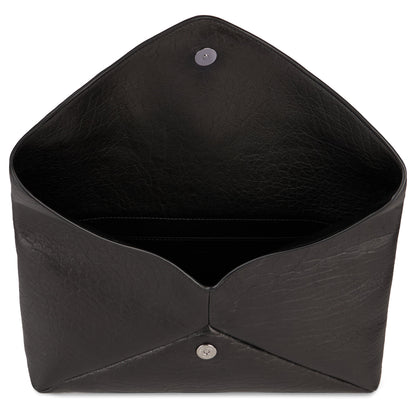Leather clutch with logo BAGS