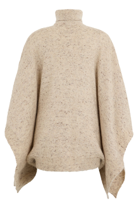 Oversized sweater with high collar RTW