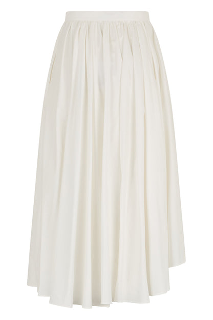 Asymmetrical pleated skirt RTW