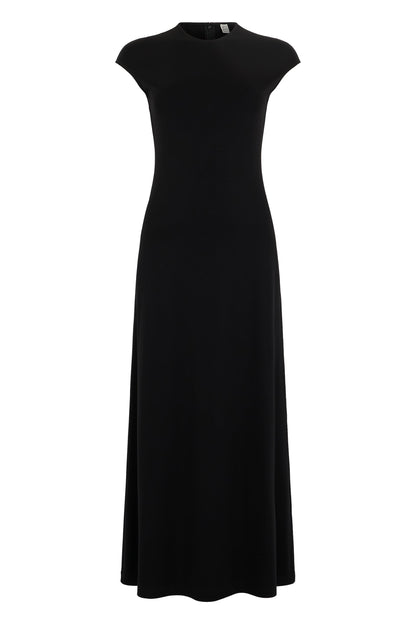 Totême Long dress with short sleeves