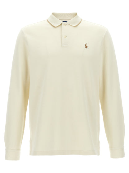 Fleece cotton polo shirt Polo