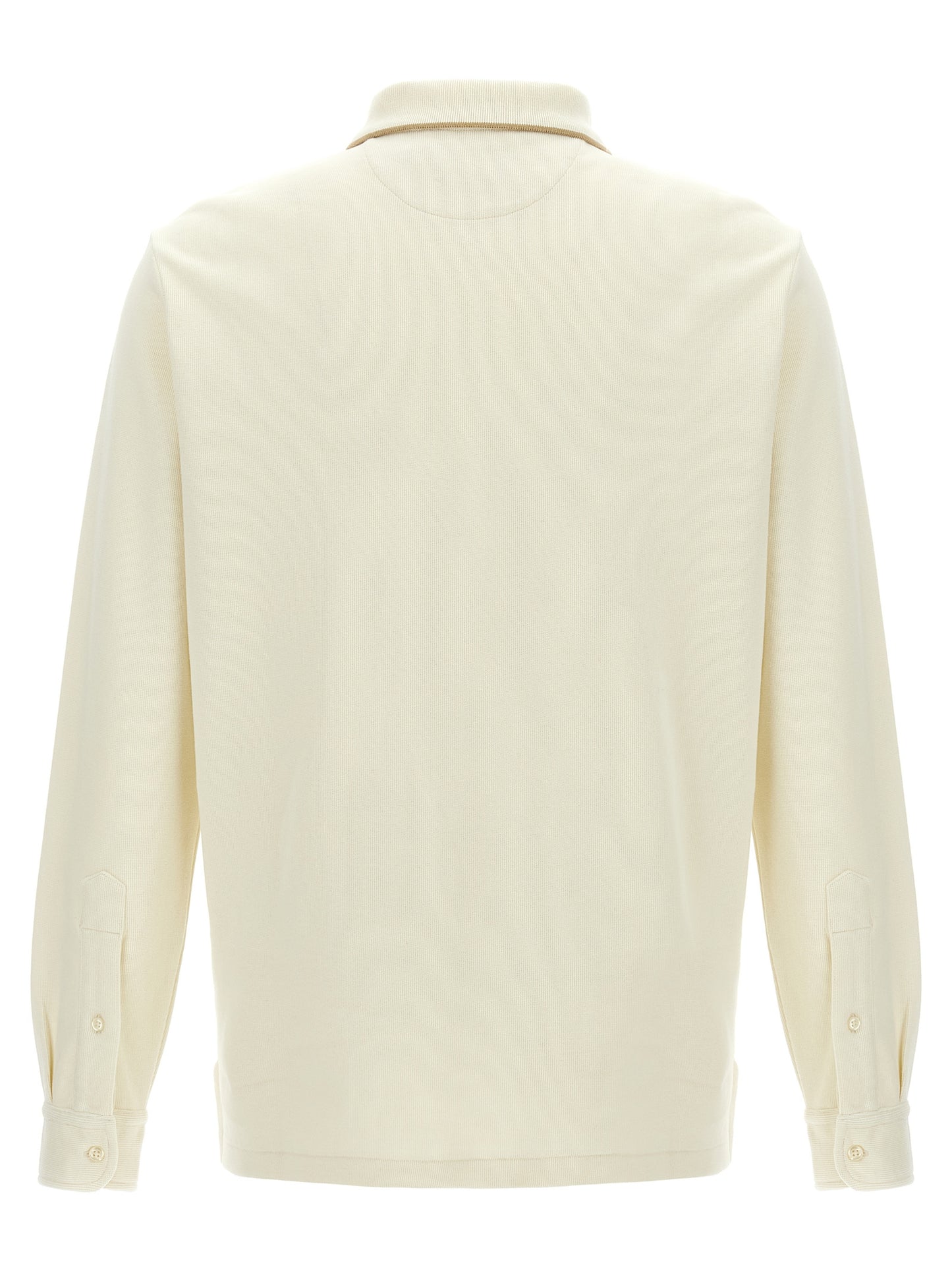 Fleece cotton polo shirt Polo