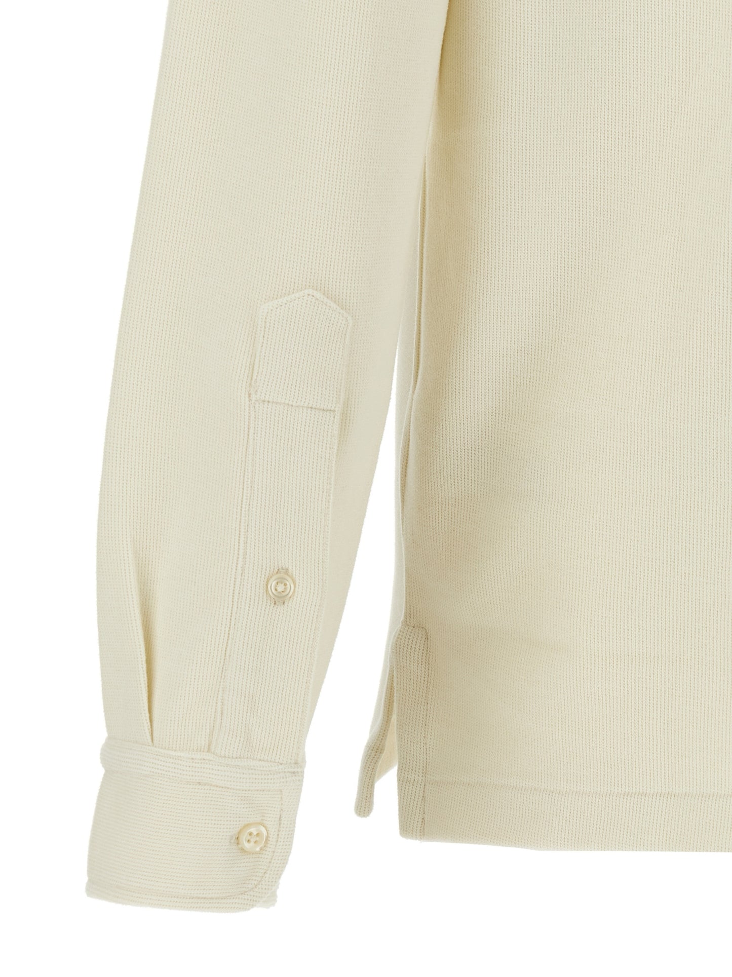 Fleece cotton polo shirt Polo