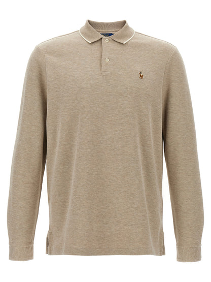 Fleece cotton polo shirt Polo