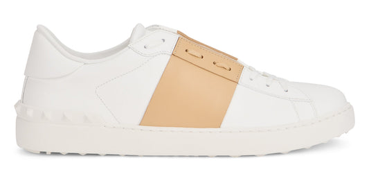 Sneaker open in smooth calfskin SHOES