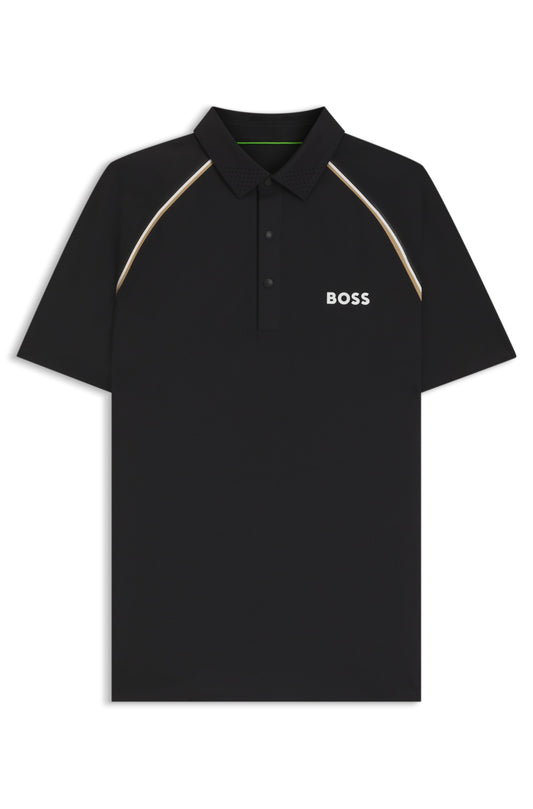 Short-sleeve polo in tech fabric RTW
