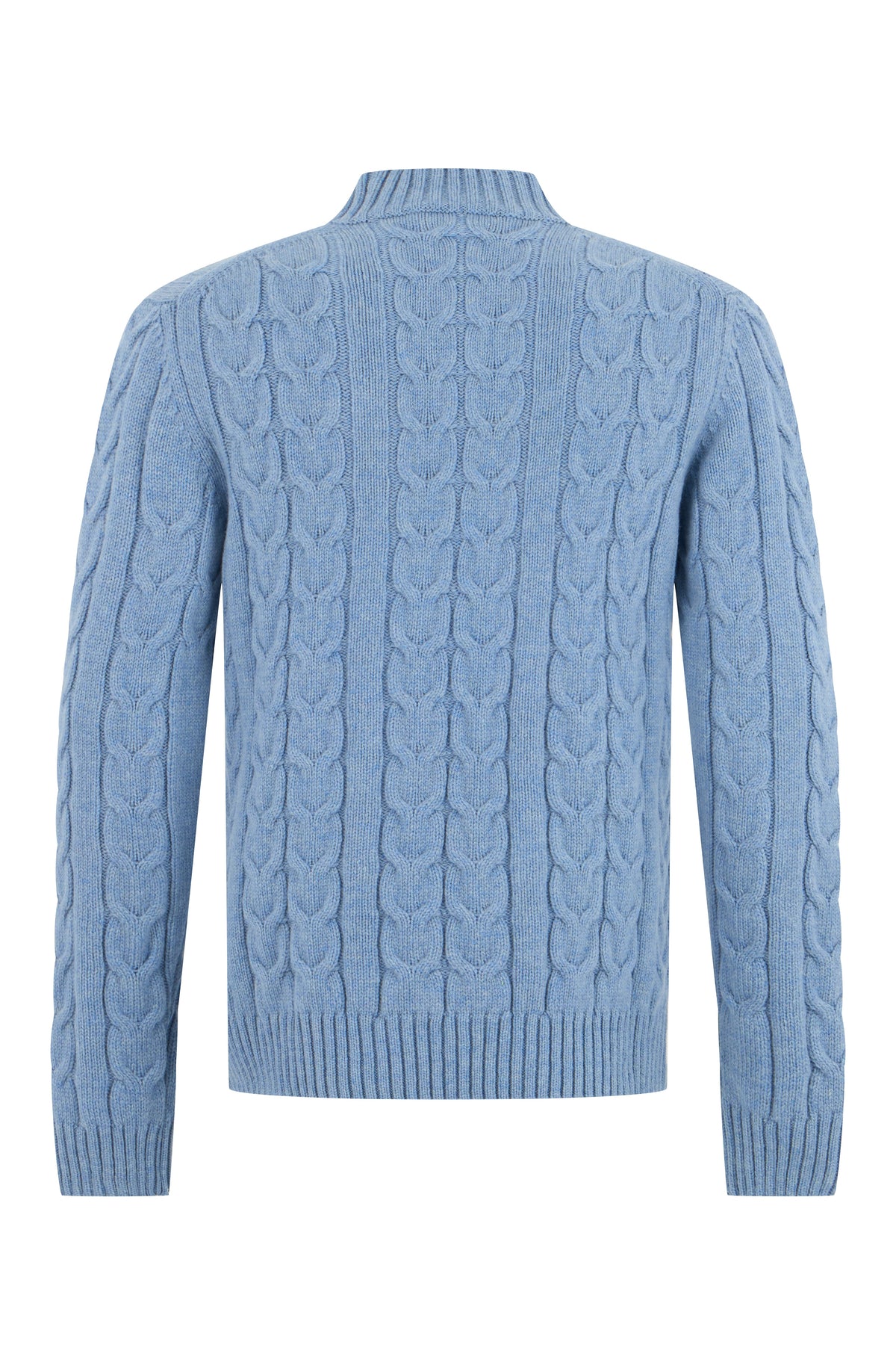 High-neck sweater in wool RTW
