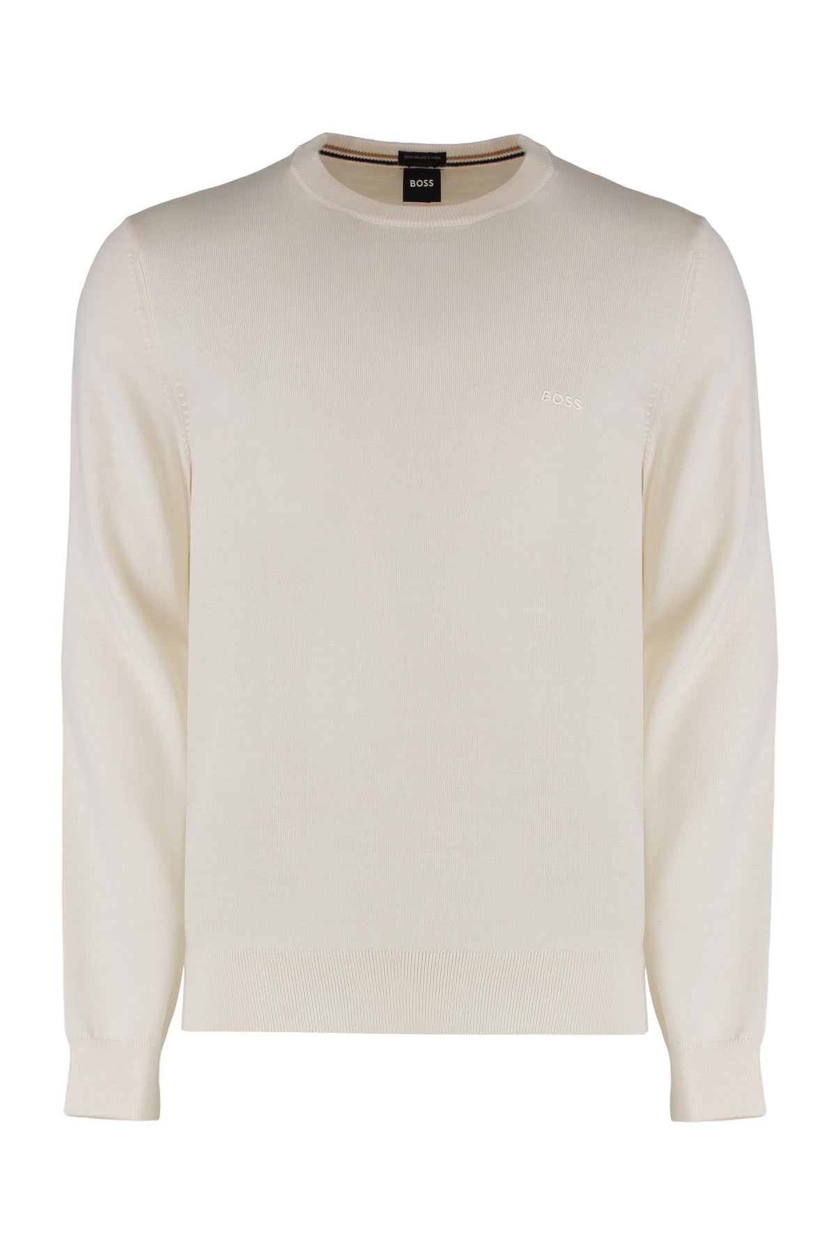 virgin wool crew-neck sweater RTW
