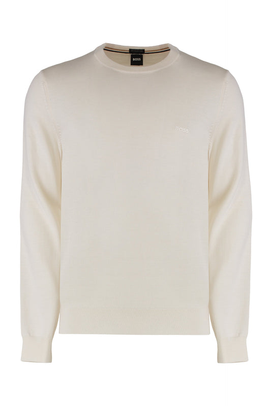 virgin wool crew-neck sweater RTW