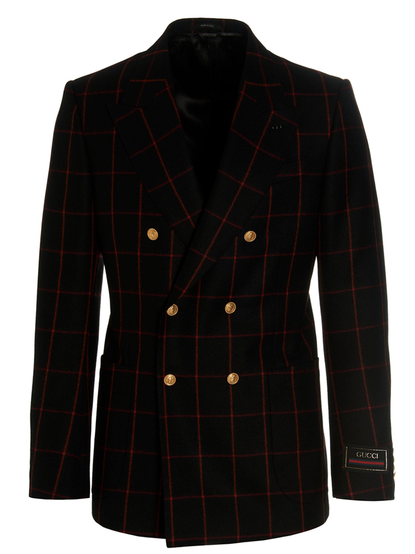 Double-breasted check blazer Blazer