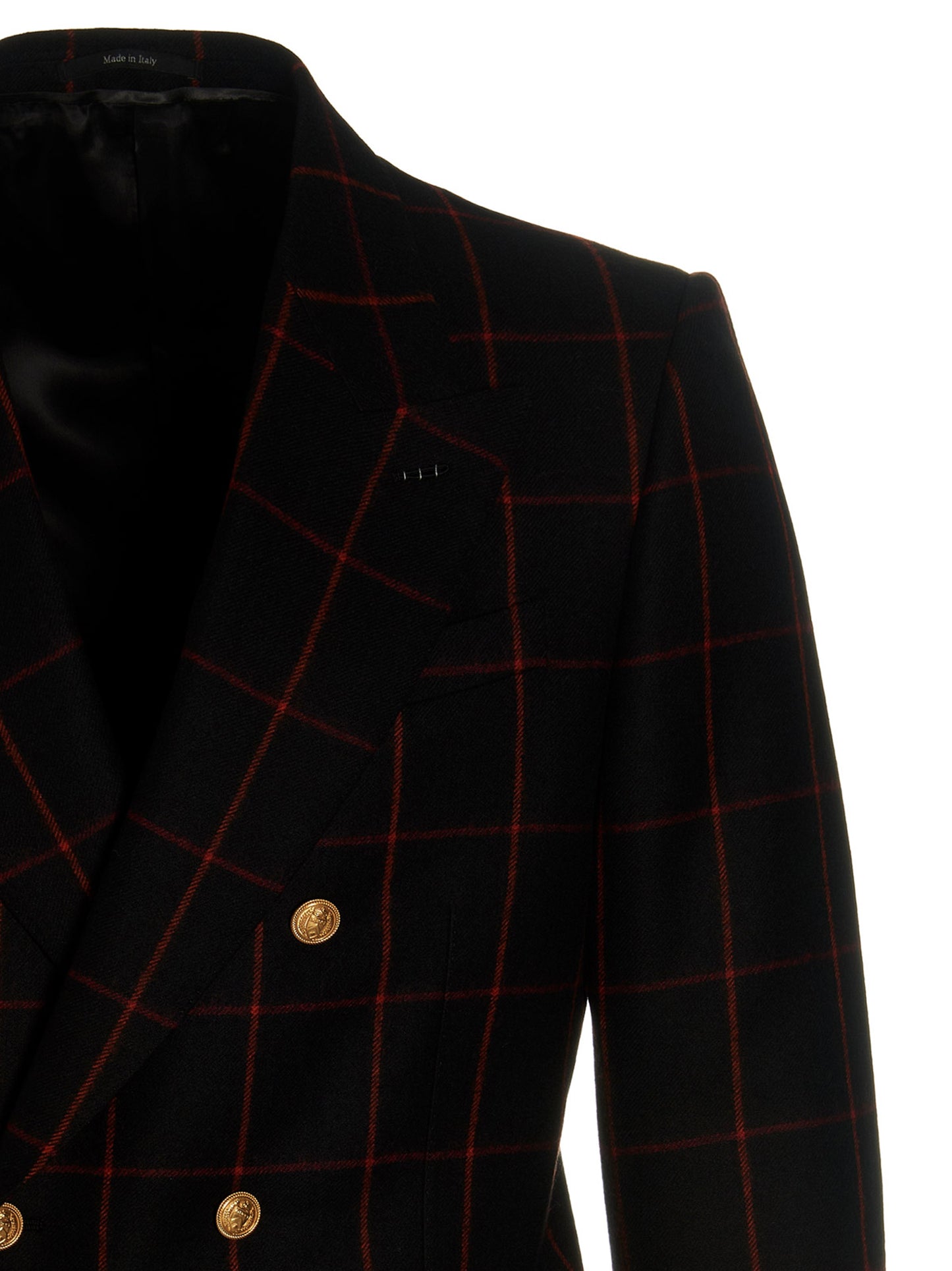 Double-breasted check blazer Blazer
